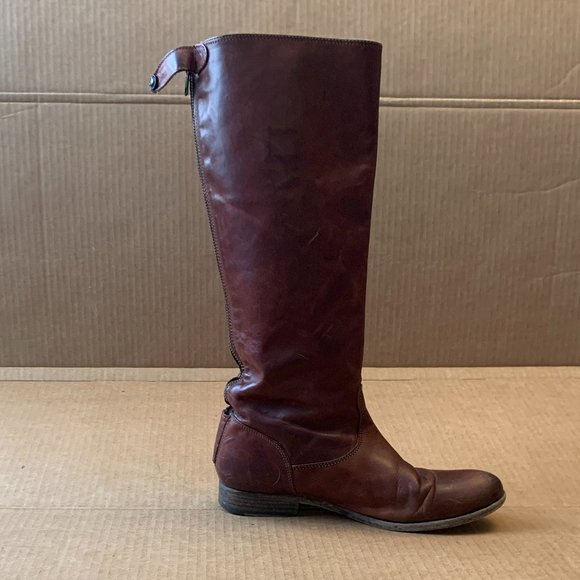 Frye Melissa Button Back Zip Boots - Picture 2 of 10